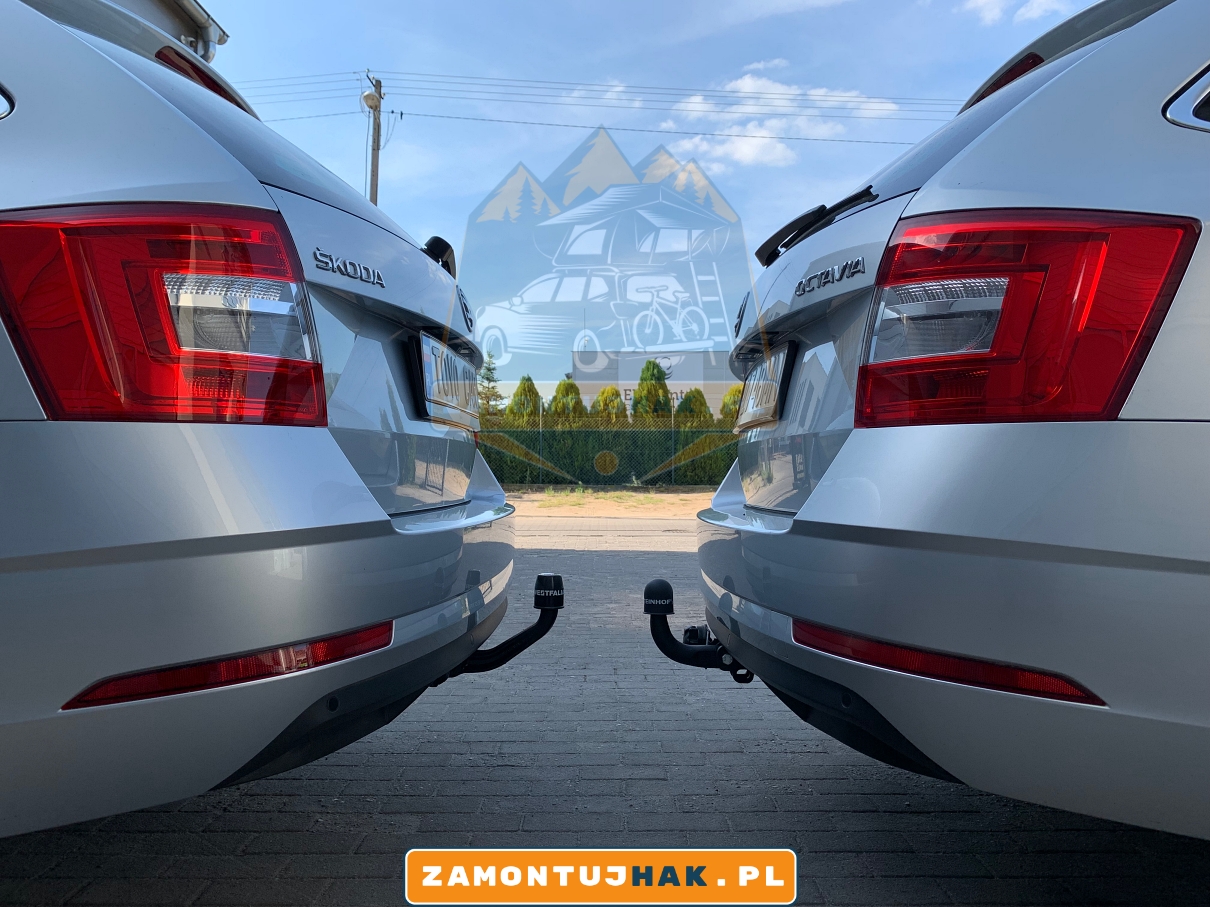 skoda octavia III - zdjecie z hakiem holowniczym westfalia